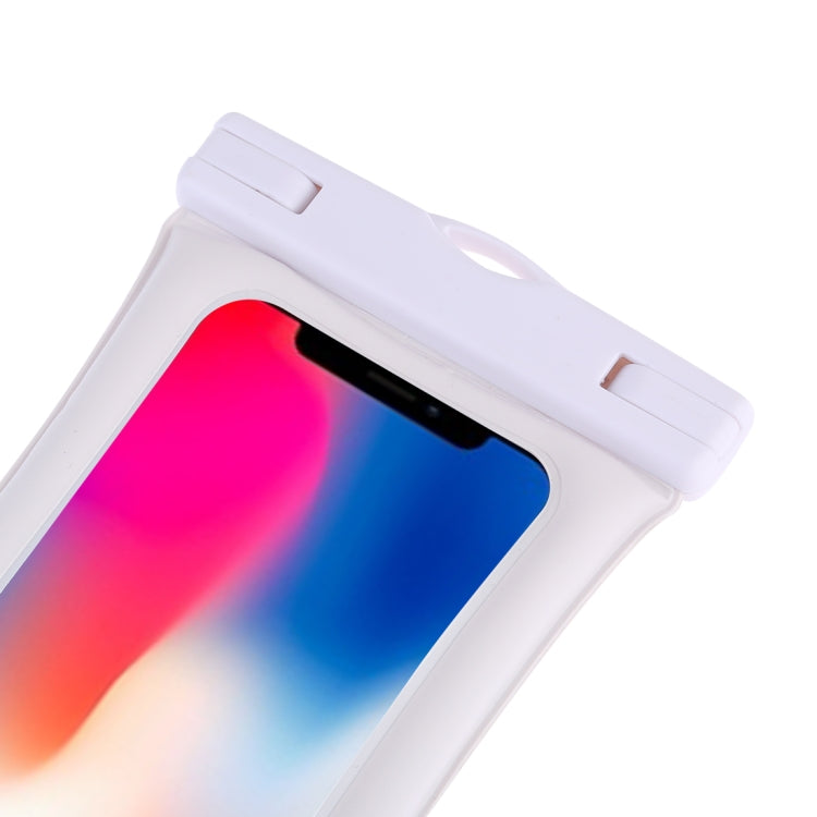 PVC Transparent Airbag Universal Waterproof Bag with Lanyard for Smart Phones below 5.5 inch