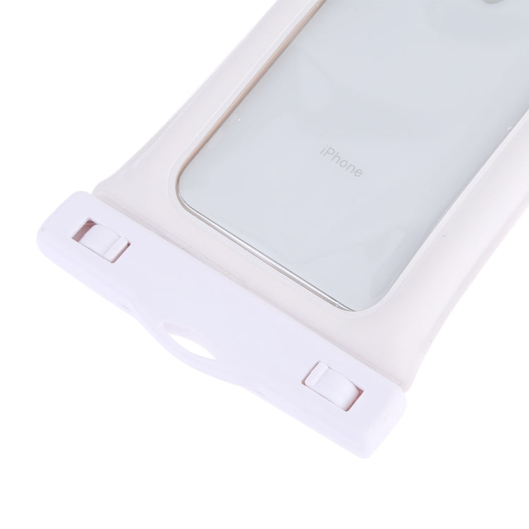 PVC Transparent Airbag Universal Waterproof Bag with Lanyard for Smart Phones below 5.5 inch