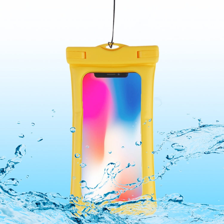 PVC Transparent Airbag Universal Waterproof Bag with Lanyard for Smart Phones below 5.5 inch