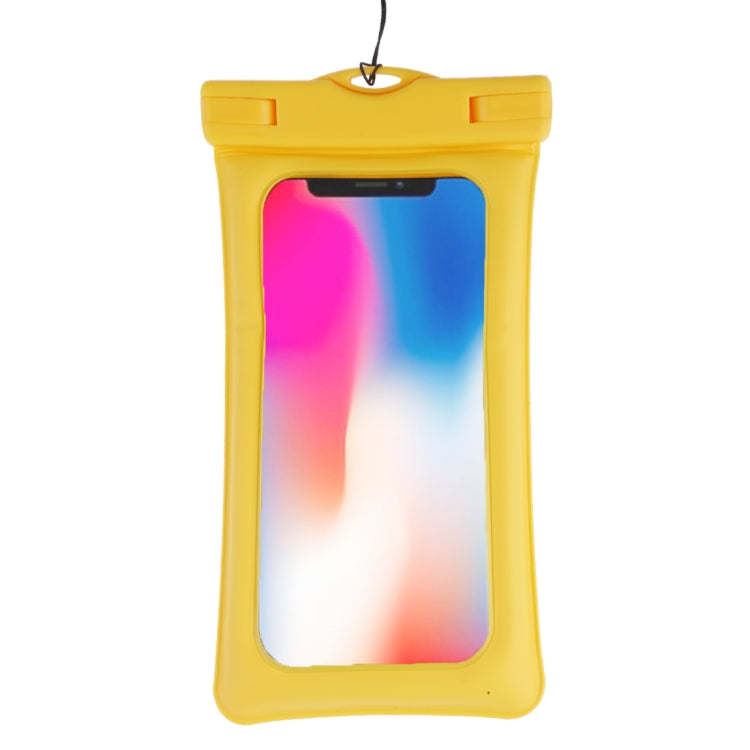 PVC Transparent Airbag Universal Waterproof Bag with Lanyard for Smart Phones below 5.5 inch
