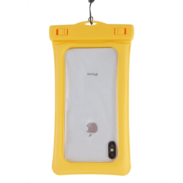 PVC Transparent Airbag Universal Waterproof Bag with Lanyard for Smart Phones below 5.5 inch