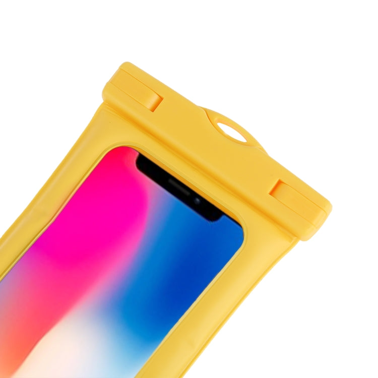 PVC Transparent Airbag Universal Waterproof Bag with Lanyard for Smart Phones below 5.5 inch