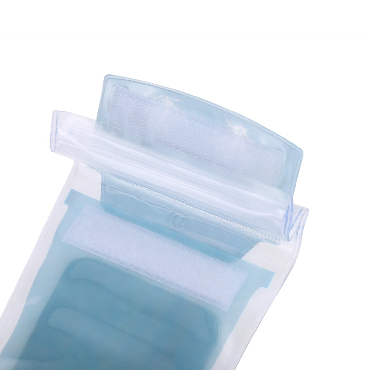 Spotted Fish Pattern PVC Transparent Universal Luminous Waterproof Bag with Lanyard for Smart Phones below 5.8 inch