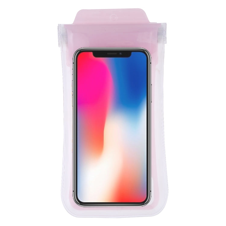 Delicate Fish Pattern PVC Transparent Universal Luminous Waterproof Bag with Lanyard for Smart Phones below 5.8 inch