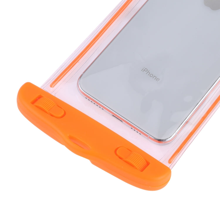 PVC Transparent Universal Luminous Waterproof Bag with Lanyard for Smart Phones below 6.0 inch