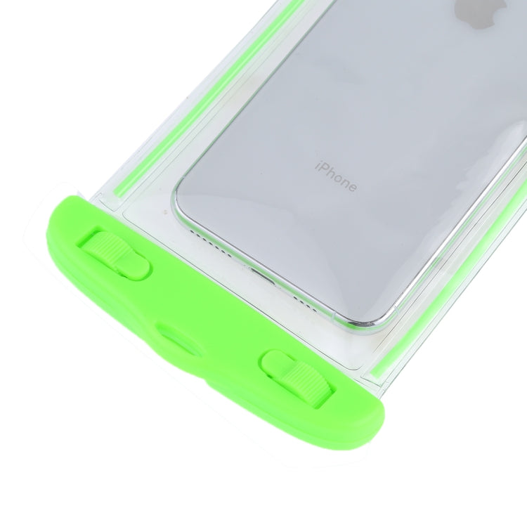 PVC Transparent Universal Luminous Waterproof Bag with Lanyard for Smart Phones below 6.0 inch