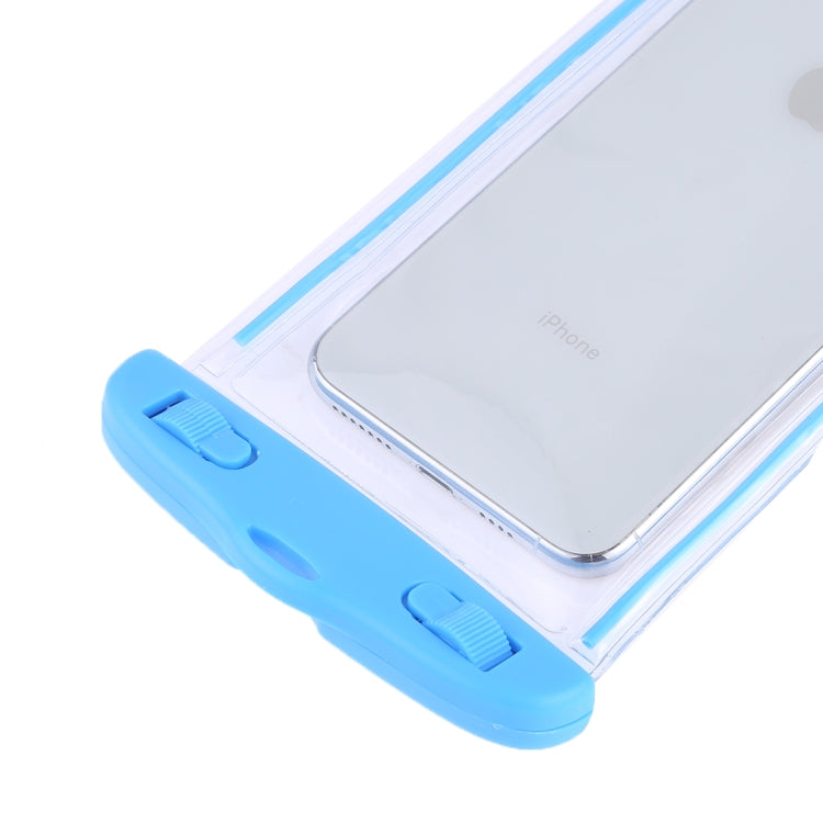 PVC Transparent Universal Luminous Waterproof Bag with Lanyard for Smart Phones below 6.0 inch