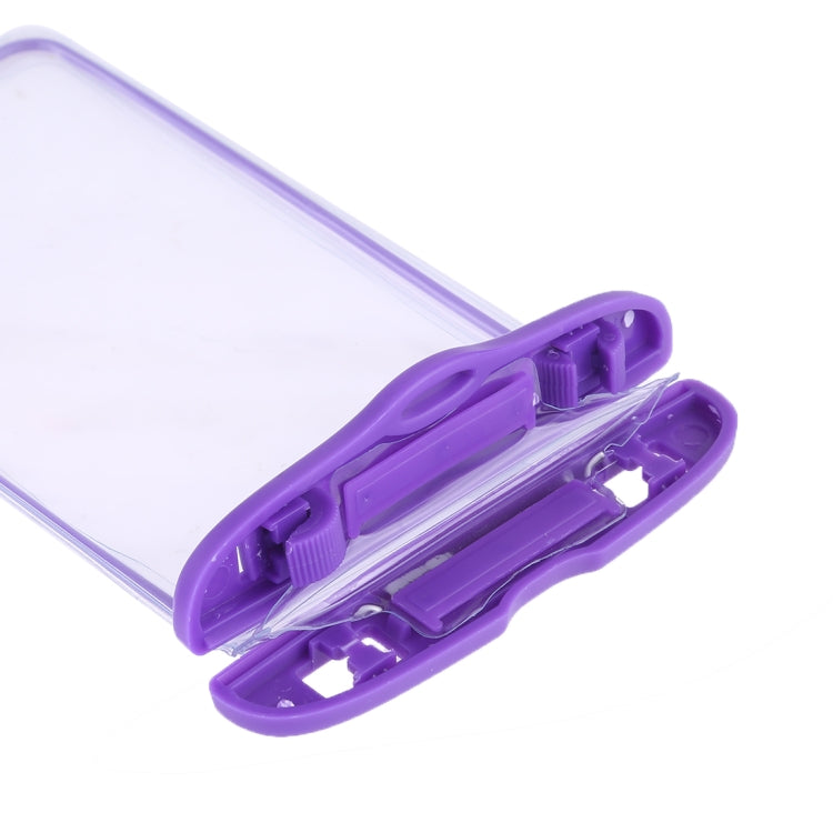 PVC Transparent Universal Luminous Waterproof Bag with Lanyard for Smart Phones below 6.0 inch
