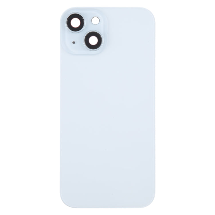 For iPhone 15 Battery Back Cover with Camera Lens Frame + MagSafe Magnet