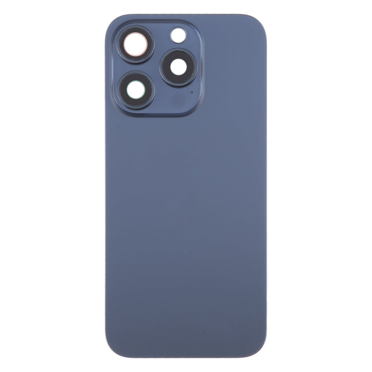 For iPhone 15 Pro Max Battery Back Cover with Camera Lens Frame + MagSafe Magnet