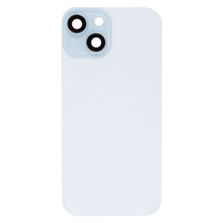 For iPhone 15 Plus Glass Battery Back Cover with Flash Bracket + Wireless Charging Module