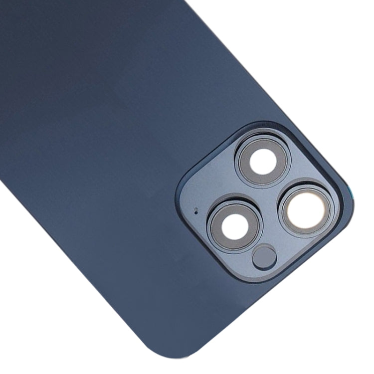 For iPhone 15 Pro Max Glass Battery Back Cover with Flash Bracket + Wireless Charging Module