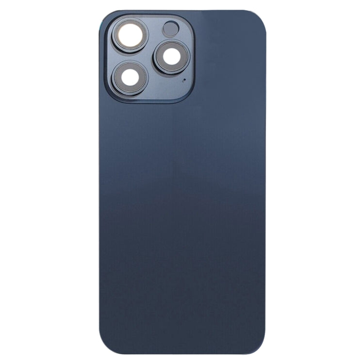 For iPhone 15 Pro Glass Battery Back Cover with Flash Bracket + Wireless Charging Module