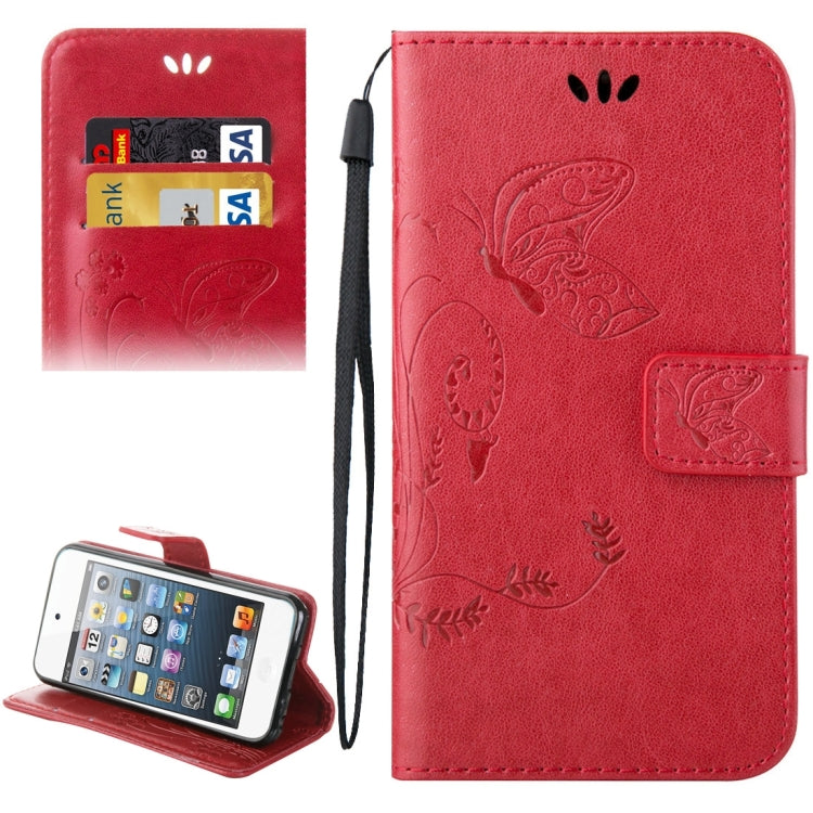 For iPod Touch 5 Crazy Horse Texture Printing Horizontal Flip Leather Case with Holder & Card Slots & Wallet & Lanyard