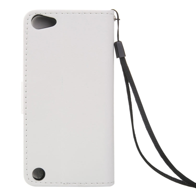 For iPod Touch 5 Crazy Horse Texture Printing Horizontal Flip Leather Case with Holder & Card Slots & Wallet & Lanyard