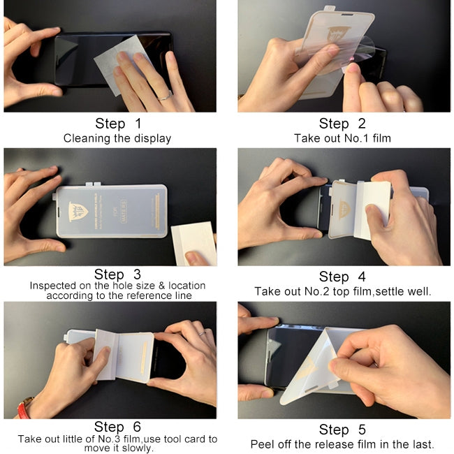 MIETUBL 0.15mm Curved Full Screen Protector Hydrogel Film Front Protector for iPhone 6 Plus / 7 Plus / 8 Plus