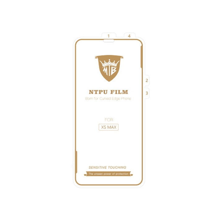 MIETUBL 0.15mm Curved Full Screen Protector Hydrogel Film Front Protector for iPhone XS Max