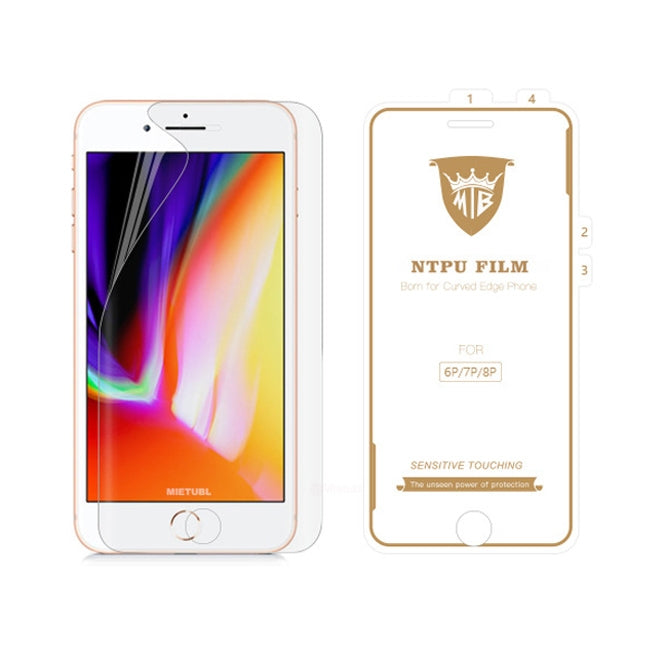 MIETUBL 0.15mm Curved Full Screen Protector Hydrogel Film Front Protector for iPhone 6 / 7 / 8