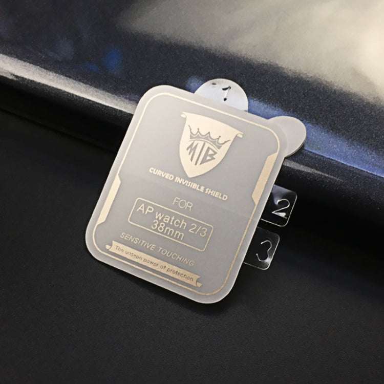 25 PCS MIETUBL 38mm Ultra-thin Curved Edge HD Screen Protector TPU Film for Apple iWatch 4