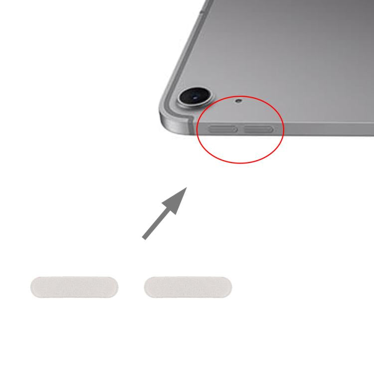 For iPad Air 11 inch 2024 / Air 13 inch 2024 Volume Control Button  - Starlight