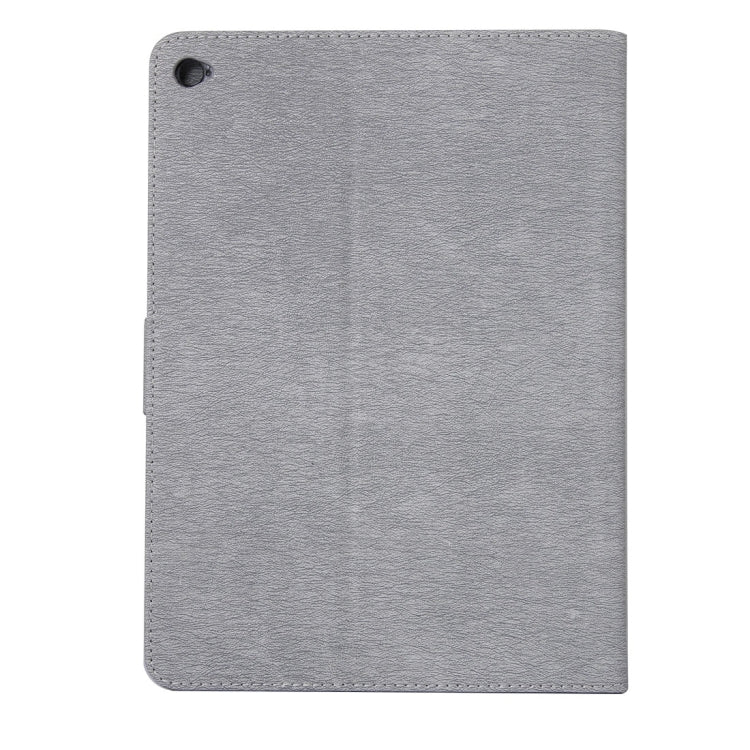 For iPad Air 2 Pressed Flowers Butterfly Pattern Horizontal Flip PU Leather Case with Magnetic Buckle & Holder & Card Slots & Wallet