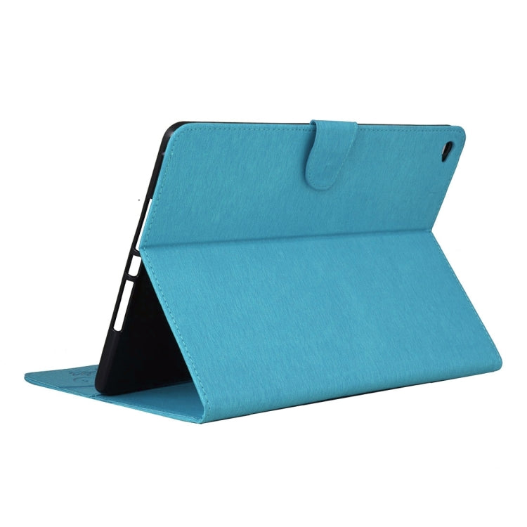 For iPad Air 2 Pressed Flowers Butterfly Pattern Horizontal Flip PU Leather Case with Magnetic Buckle & Holder & Card Slots & Wallet