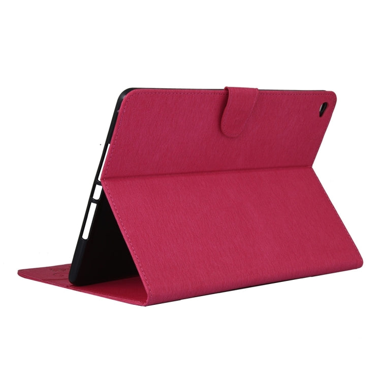 For iPad Air 2 Pressed Flowers Butterfly Pattern Horizontal Flip PU Leather Case with Magnetic Buckle & Holder & Card Slots & Wallet