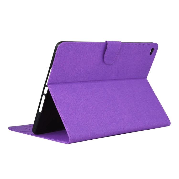 For iPad Air 2 Pressed Flowers Butterfly Pattern Horizontal Flip PU Leather Case with Magnetic Buckle & Holder & Card Slots & Wallet