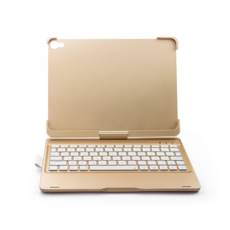 F360B 360 Degree Flip Colorful Backlight Aluminum Backplane Wireless Bluetooth Keyboard Tablet Case for iPad Pro 11 inch ï¼ˆ2018ï¼‰