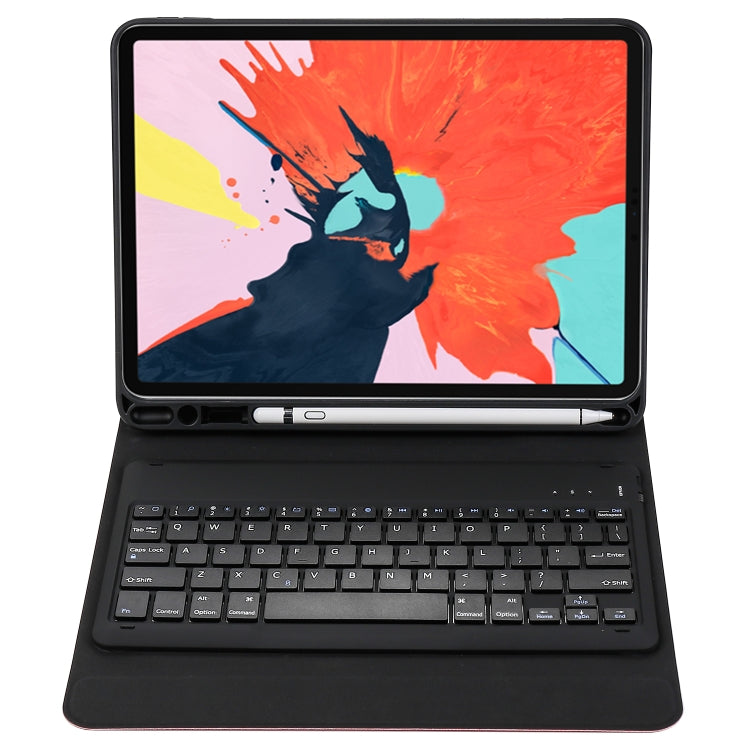 K01 Ultra-thin One-piece Bluetooth Keyboard Tablet Case for iPad Pro 11 inch ï¼ˆ2018ï¼‰, with Bracket Function