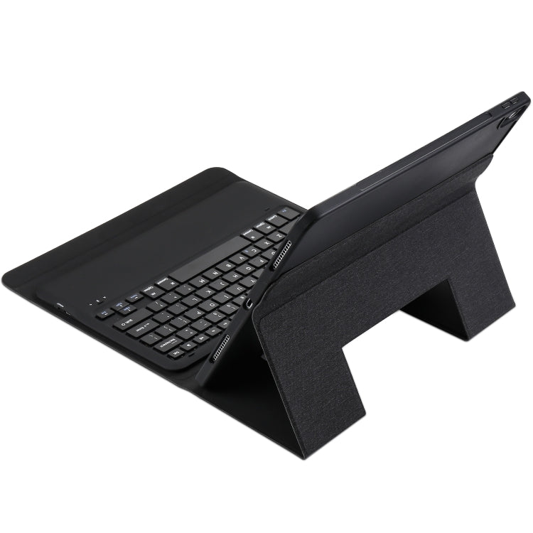 K09 Ultra-thin One-piece Bluetooth Keyboard Tablet Case for iPad Pro 12.9 inch ï¼ˆ2018ï¼‰, with Bracket Function