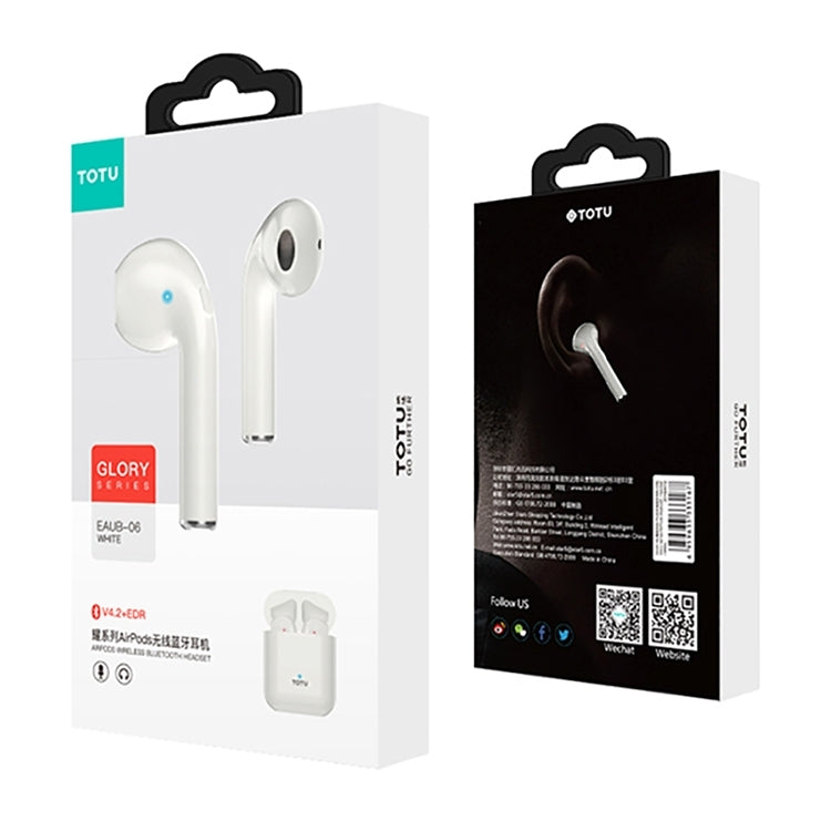 TOTUDESIGN TWS In-Ear Wireless Bluetooth Earphones with Mic, For iPad, iPhone, Galaxy, Huawei, Xiaomi, LG, HTC and Other Smart Phones