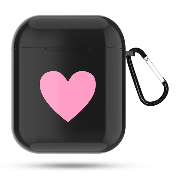 Heart Pattern Apple Wireless Earphones Charging Box Dust-proof Shockproof Outdoor Protective Case for Airpods
