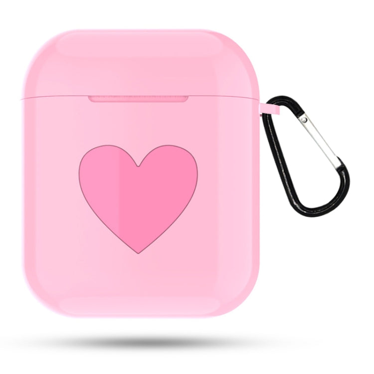 Heart Pattern Apple Wireless Earphones Charging Box Dust-proof Shockproof Outdoor Protective Case for Airpods