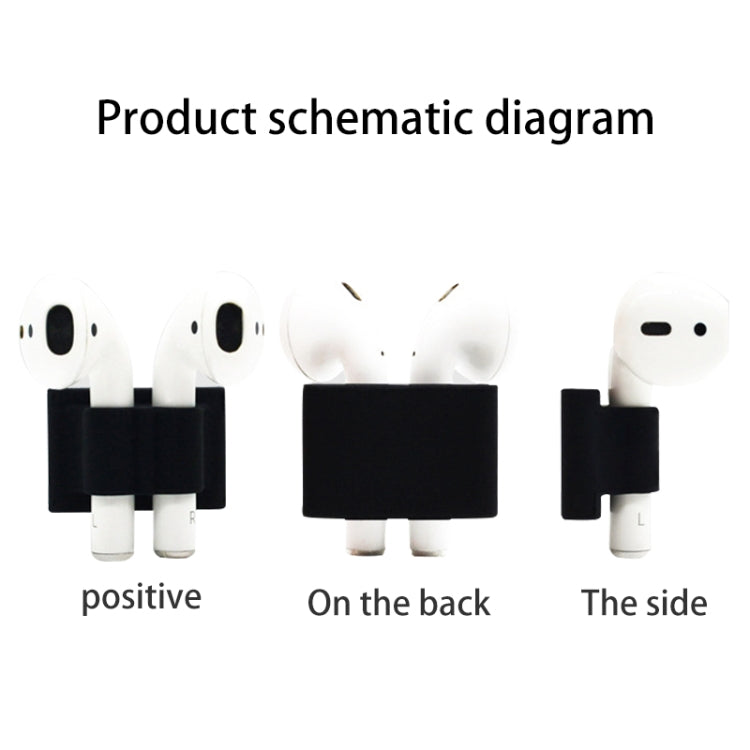 Apple Airpods Watch Band Anti-lost Silicone Case Bluetooth Earphone Watch Band with Bracelet Hang Buckle Bracket