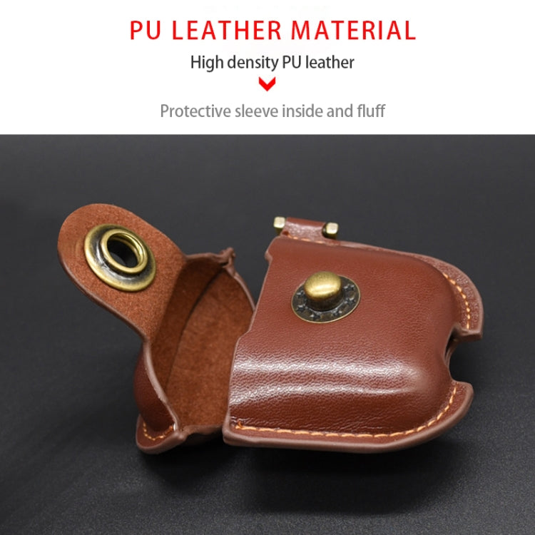 Bluetooth Earphone Protector Scratch-resistant Charging Box Earphone PU Leather Case for Airpods