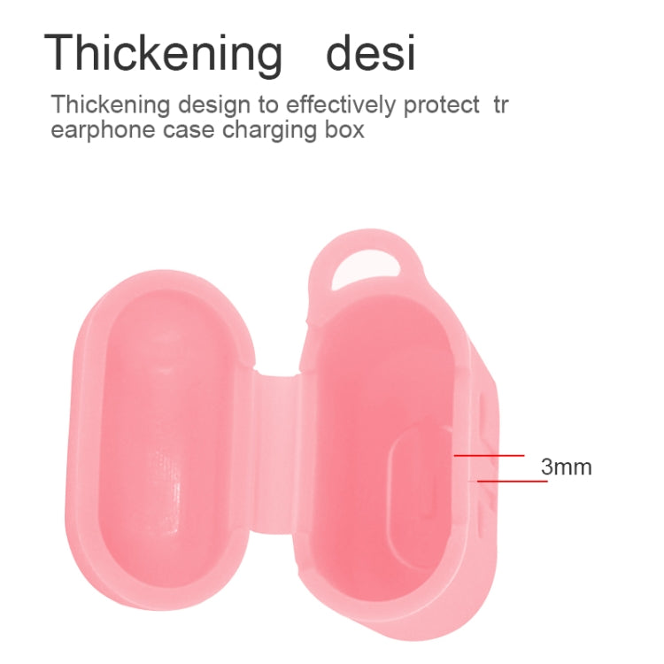 6 in 1 Earphone Bag + Earphone Case + Earphones Silicone Buckle + Earbuds + Anti-Drops Buckle + Anti-lost Rope Wireless Earphone Silicone Case Set for Apple Airpods