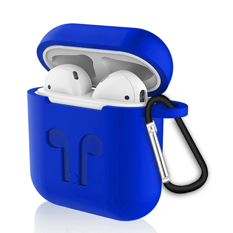 6 in 1 Earphone Bag + Earphone Case + Earphones Silicone Buckle + Earbuds + Anti-Drops Buckle + Anti-lost Rope Wireless Earphone Silicone Case Set for Apple Airpods