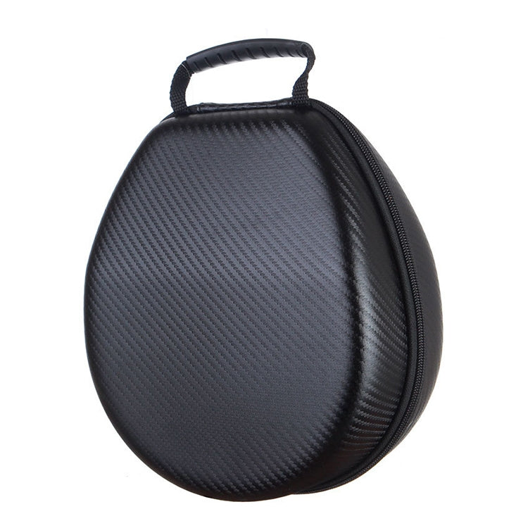 Carbon Fiber Texture EVA Storage Box Shockproof Bag for Headset(Black)
