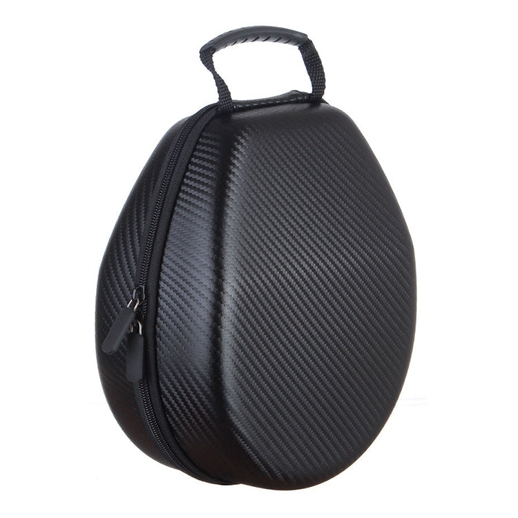 Carbon Fiber Texture EVA Storage Box Shockproof Bag for Headset(Black)