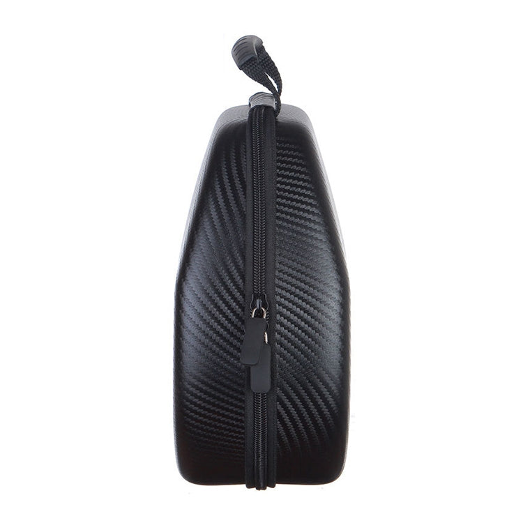 Carbon Fiber Texture EVA Storage Box Shockproof Bag for Headset(Black)