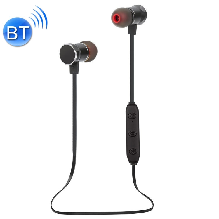 X5 Bluetooth 5.0 Wireless Magnetic Absorption Sweatproof Sports Bluetooth In-Ear Headset(Black)