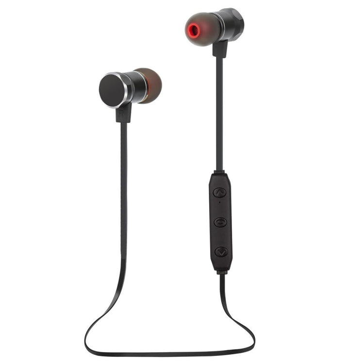 X5 Bluetooth 5.0 Wireless Magnetic Absorption Sweatproof Sports Bluetooth In-Ear Headset(Black)