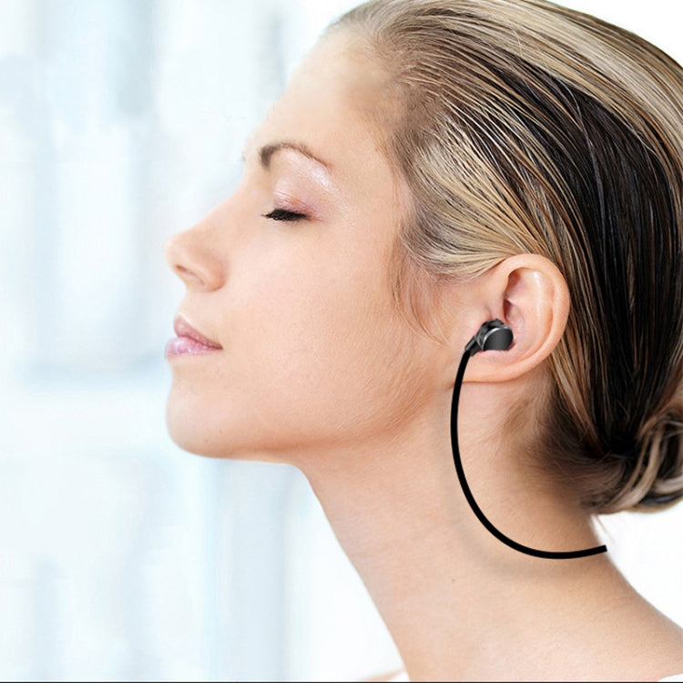 X5 Bluetooth 5.0 Wireless Magnetic Absorption Sweatproof Sports Bluetooth In-Ear Headset(Black)