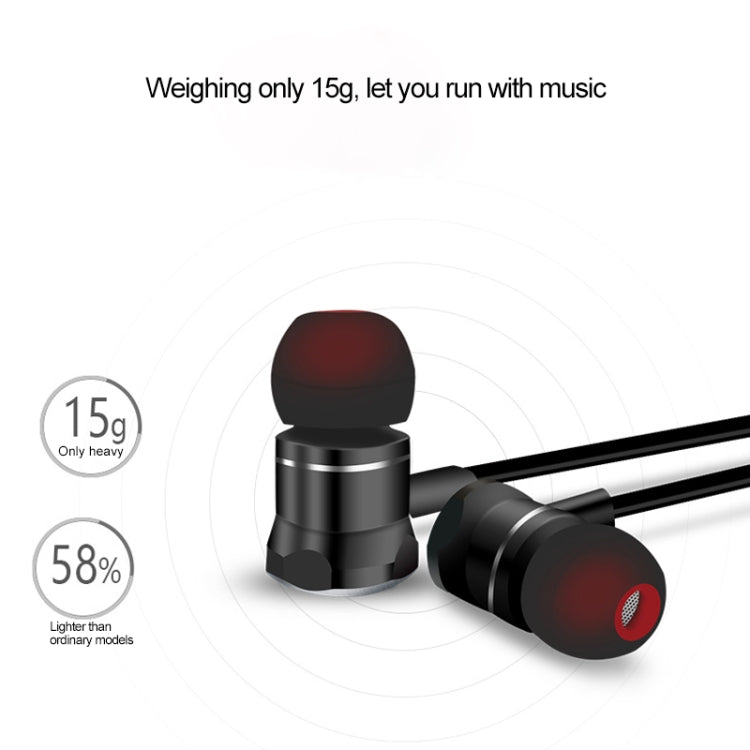 X5 Bluetooth 5.0 Wireless Magnetic Absorption Sweatproof Sports Bluetooth In-Ear Headset(Black)