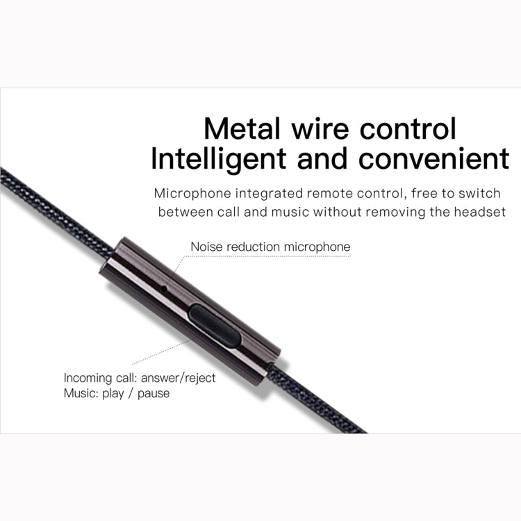 UIMI T1 Metal In-Ear Earphone (Black)