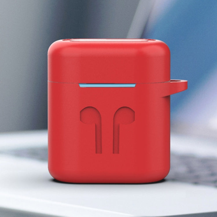 Wireless Earphones Charging Box Silicone Protective Case for Huawei Honor FlyPods / FreeBuds 2