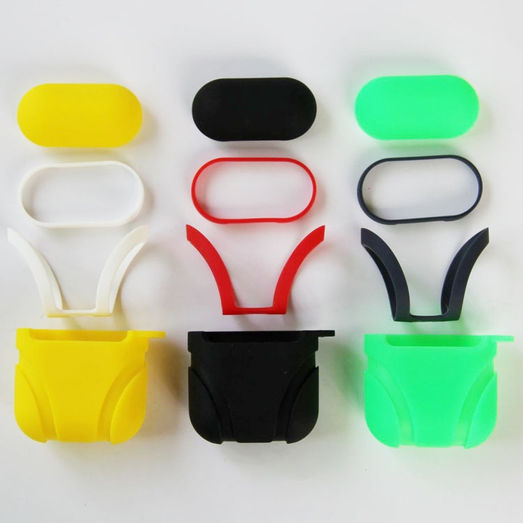 TwoWindows Wireless Earphones Charging Box Silicone Protective Case for Apple AirPods 1/2