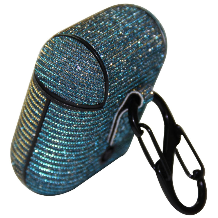 TwoWindows Glitter Powder Shockproof Wireless Earphones Charging Box Leather Protective Case for Apple AirPods 1/2