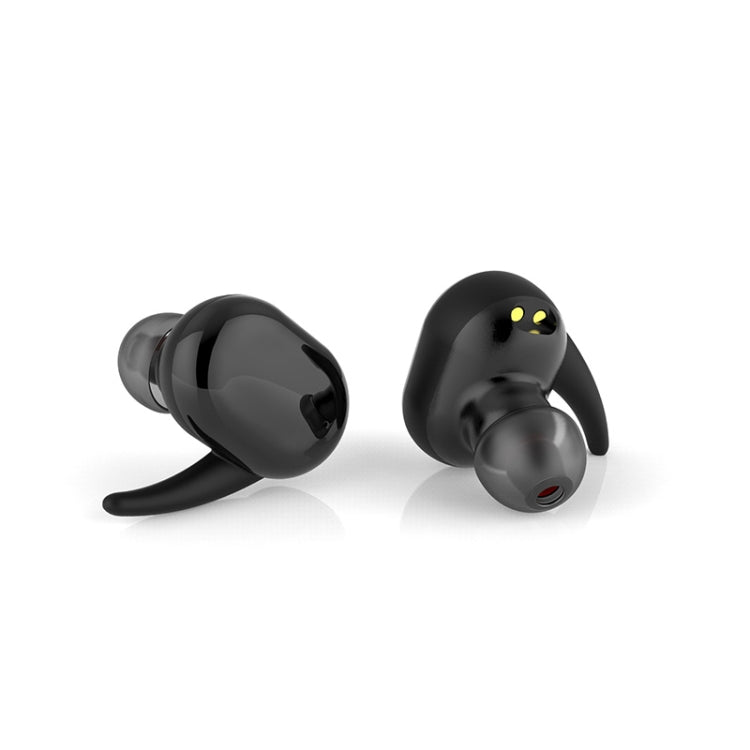 TWS Binaural Wireless Touch Sensing Bluetooth Headset(Black)